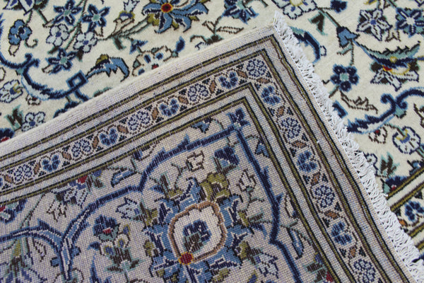 Persian Kashan Rug – Handmade Wool Carpet – 300 × 200 cm