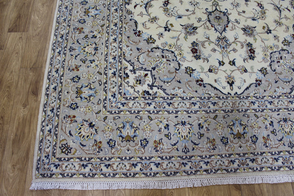 Persian Kashan Rug – Handmade Wool Carpet – 300 × 200 cm