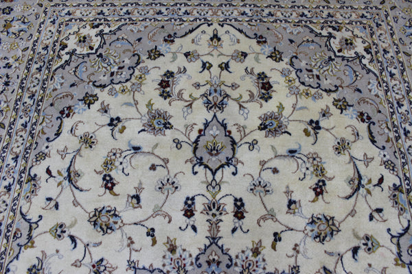 Persian Kashan Rug – Handmade Wool Carpet – 300 × 200 cm