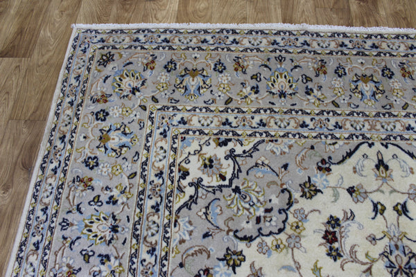 Persian Kashan Rug – Handmade Wool Carpet – 300 × 200 cm