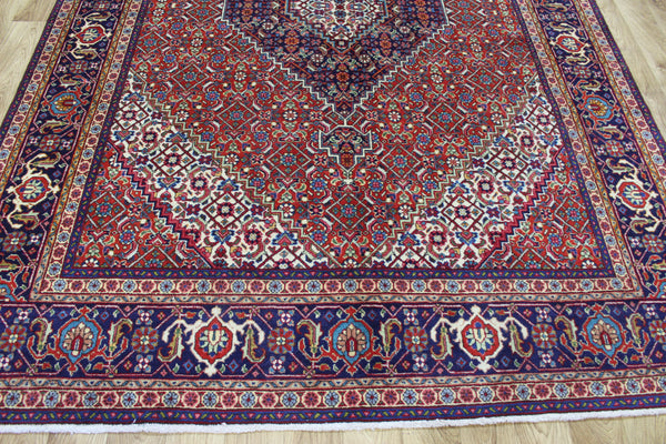 Persian Tabriz Rug 297 × 204 cm – Handmade Wool Medallion Carpet