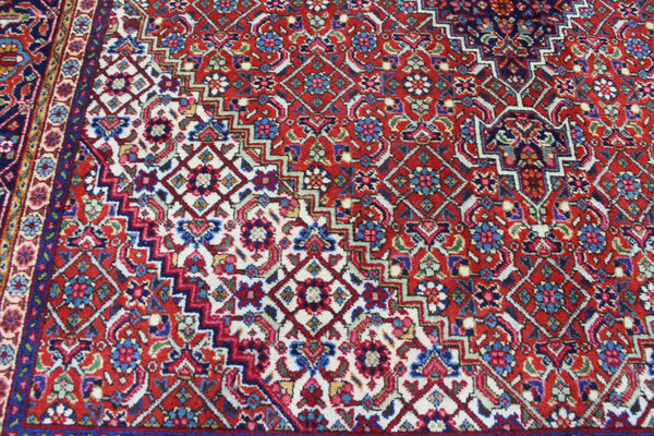 Persian Tabriz Rug 297 × 204 cm – Handmade Wool Medallion Carpet