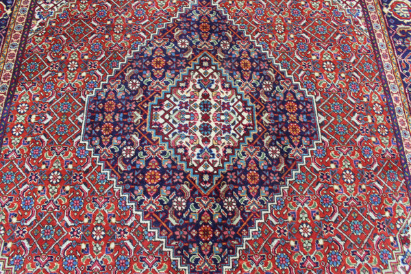 Persian Tabriz Rug 297 × 204 cm – Handmade Wool Medallion Carpet