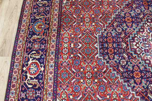 Persian Tabriz Rug 297 × 204 cm – Handmade Wool Medallion Carpet