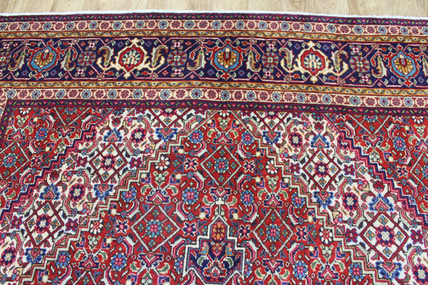 Persian Tabriz Rug 297 × 204 cm – Handmade Wool Medallion Carpet
