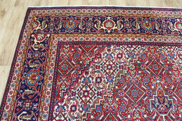 Persian Tabriz Rug 297 × 204 cm – Handmade Wool Medallion Carpet