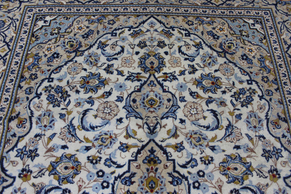 Persian Kashan Rug – Handmade Wool Carpet – 302 × 200 cm