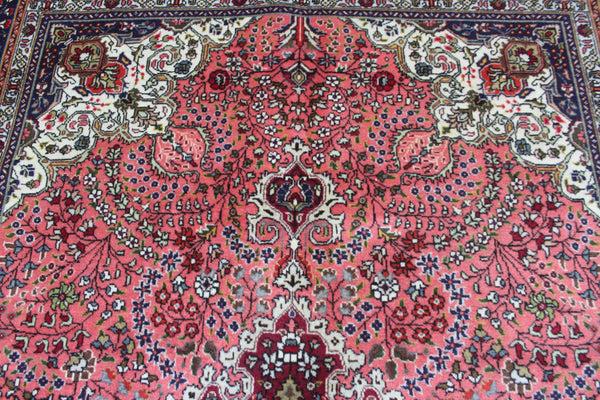 Persian Tabriz Rug 300 × 195 cm – Handmade Wool Medallion Carpet