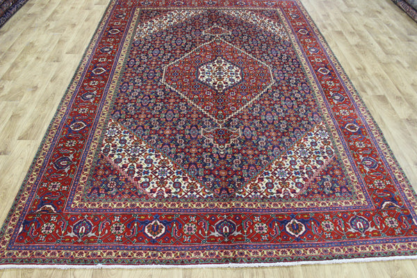 Persian Tabriz Rug 298 × 203 cm – Handmade Wool Medallion Carpet