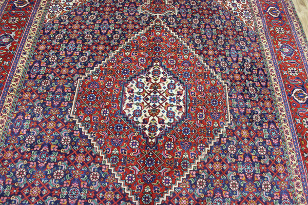 Persian Tabriz Rug 298 × 203 cm – Handmade Wool Medallion Carpet