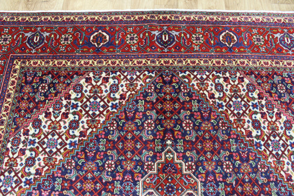 Persian Tabriz Rug 298 × 203 cm – Handmade Wool Medallion Carpet