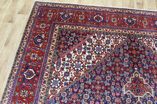 Persian Tabriz Rug 298 × 203 cm – Handmade Wool Medallion Carpet