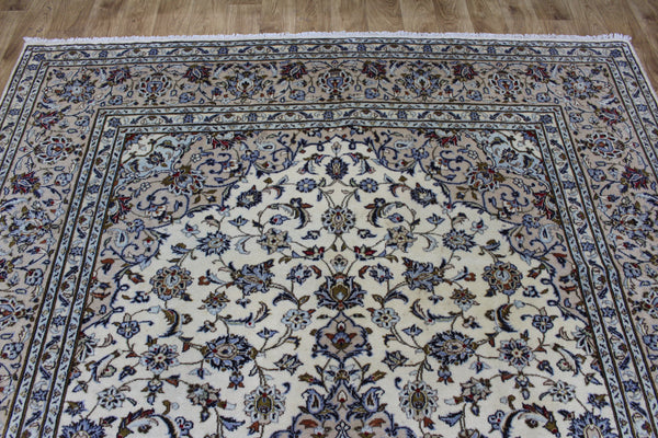 Persian Kashan Rug 300 × 212 cm – Handmade Wool Floral Carpet