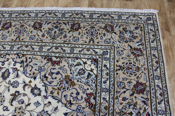 Persian Kashan Rug 300 × 212 cm – Handmade Wool Floral Carpet