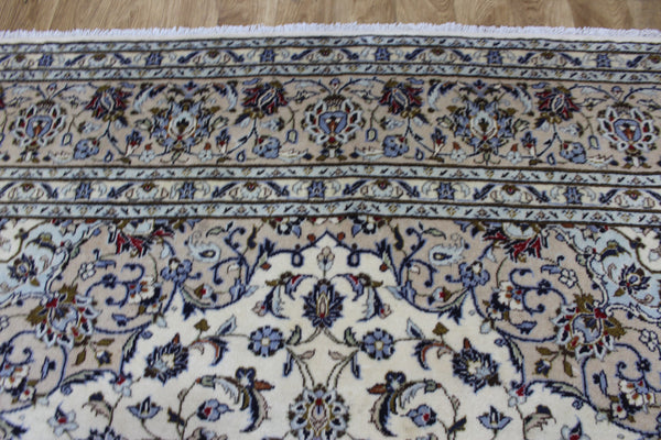 Persian Kashan Rug 300 × 212 cm – Handmade Wool Floral Carpet