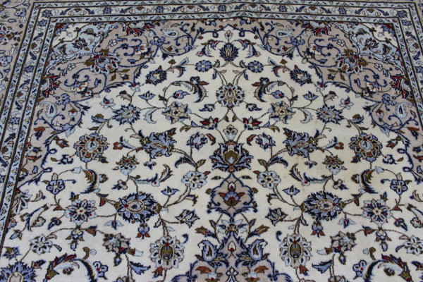 Persian Kashan Rug 300 × 212 cm – Handmade Wool Floral Carpet