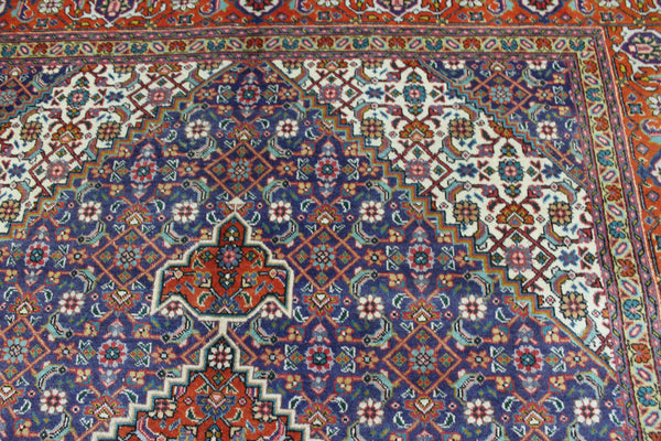 Persian Tabriz Carpet – Vintage Hand-Knotted Wool Medallion Rug 290 x 208 cm