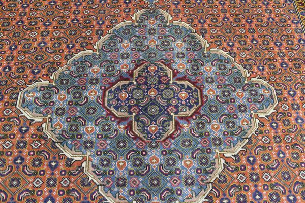 Persian Tabriz Rug 283 × 196 cm – Handmade Wool Carpet