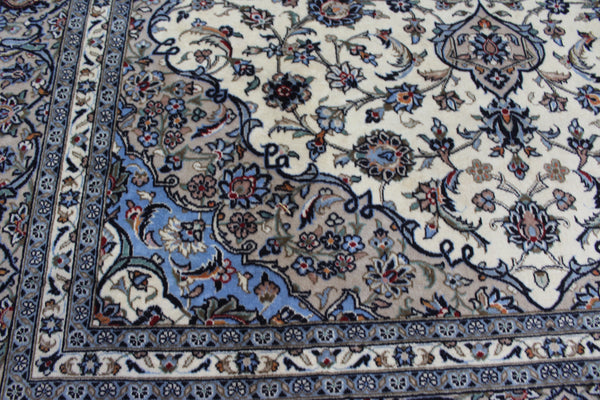 Persian Kashan Rug 350 × 248 cm – Handmade Wool Carpet