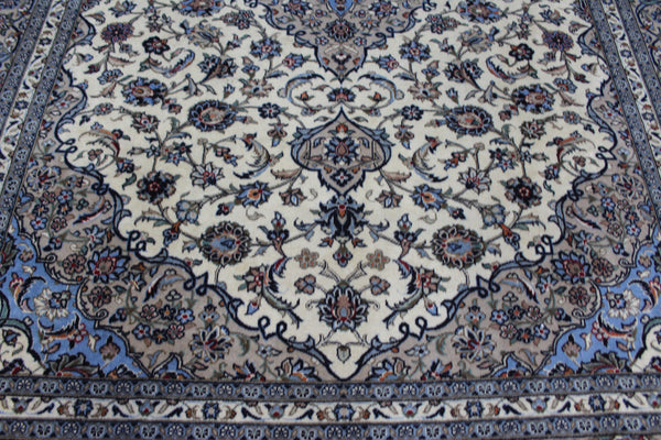 Persian Kashan Rug 350 × 248 cm – Handmade Wool Carpet