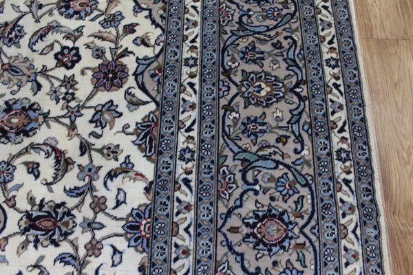 Persian Kashan Rug 350 × 248 cm – Handmade Wool Carpet