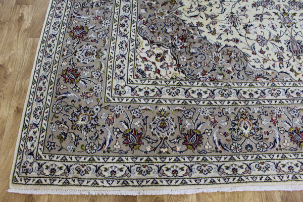 Persian Kashan Carpet 405 × 291 cm – Large Hand-Knotted Wool Rug