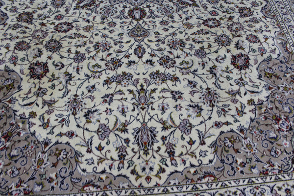 Persian Kashan Carpet 405 × 291 cm – Large Hand-Knotted Wool Rug