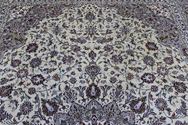 Persian Kashan Carpet 405 × 291 cm – Large Hand-Knotted Wool Rug