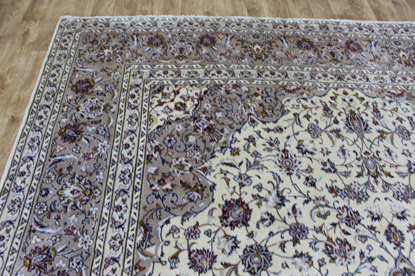 Persian Kashan Carpet 405 × 291 cm – Large Hand-Knotted Wool Rug