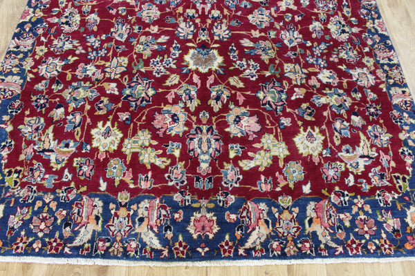 Persian Kerman Carpet 315 × 173 cm – Hand-Knotted Wool Floral Rug