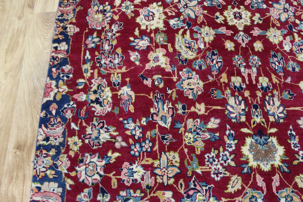 Persian Kerman Carpet 315 × 173 cm – Hand-Knotted Wool Floral Rug
