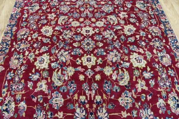 Persian Kerman Carpet 315 × 173 cm – Hand-Knotted Wool Floral Rug