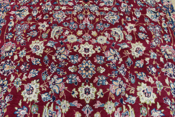 Persian Kerman Carpet 315 × 173 cm – Hand-Knotted Wool Floral Rug