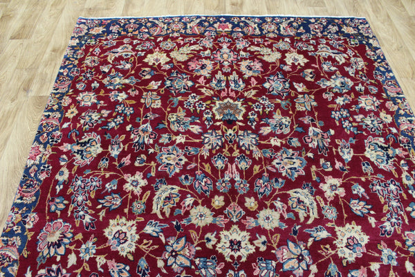 Persian Kerman Carpet 315 × 173 cm – Hand-Knotted Wool Floral Rug
