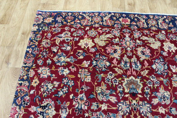 Persian Kerman Carpet 315 × 173 cm – Hand-Knotted Wool Floral Rug