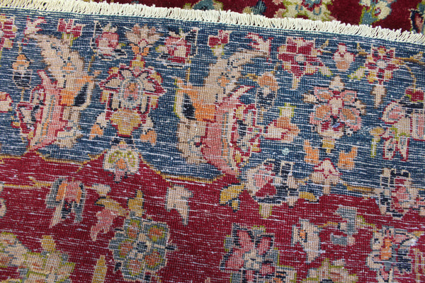 Persian Kerman Carpet 315 × 173 cm – Hand-Knotted Wool Floral Rug