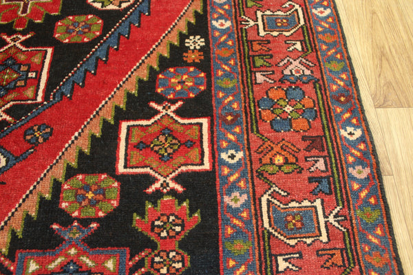 VINTAGE HANDMADE PERSIAN HAMEDAN RUG, VERY HARD WEARING 205 X 133 CM
