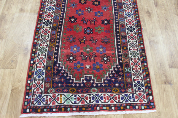 Persian Shiraz Tribal Rug 153 × 88 cm – Hand-Knotted Wool Rug