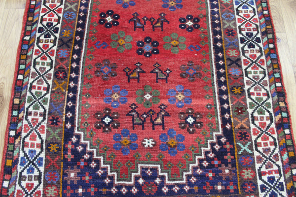 Persian Shiraz Tribal Rug 153 × 88 cm – Hand-Knotted Wool Rug