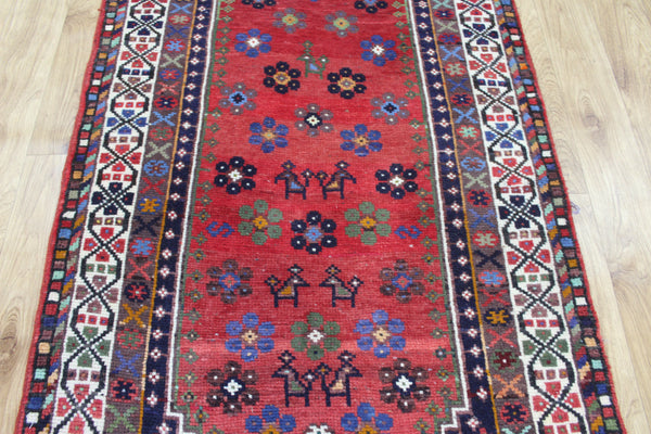 Persian Shiraz Tribal Rug 153 × 88 cm – Hand-Knotted Wool Rug