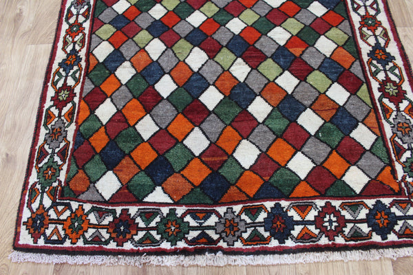 Persian Gabbeh Rug 182 × 120 cm – Hand-Knotted Tribal Wool Rug