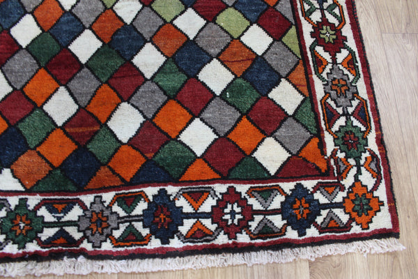 Persian Gabbeh Rug 182 × 120 cm – Hand-Knotted Tribal Wool Rug