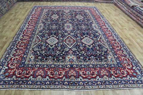FINE HANDMADE PERSIAN YAZD CARPET, WITH VERY FINE FLORAL DESIGN 363 X 240 CM