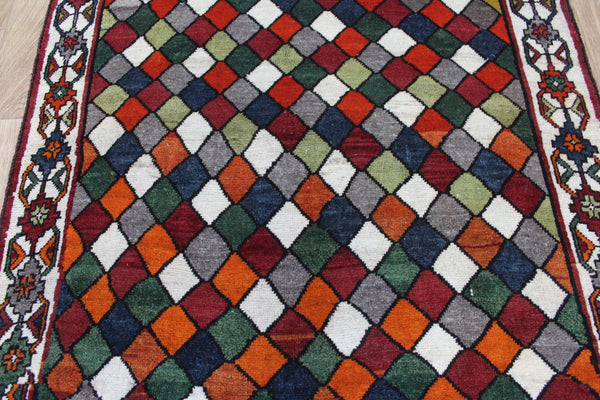 Persian Gabbeh Rug 182 × 120 cm – Hand-Knotted Tribal Wool Rug