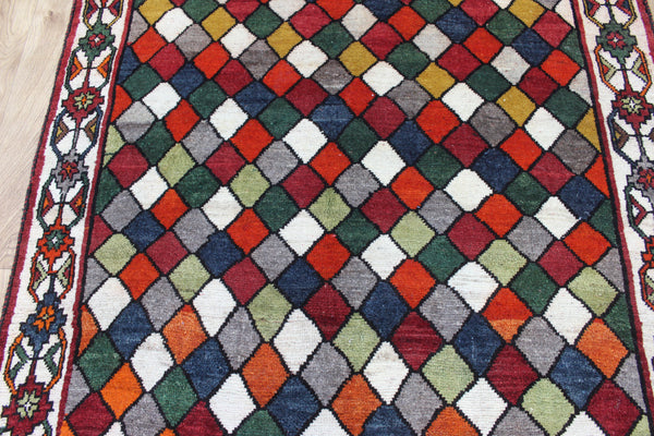 Persian Gabbeh Rug 182 × 120 cm – Hand-Knotted Tribal Wool Rug