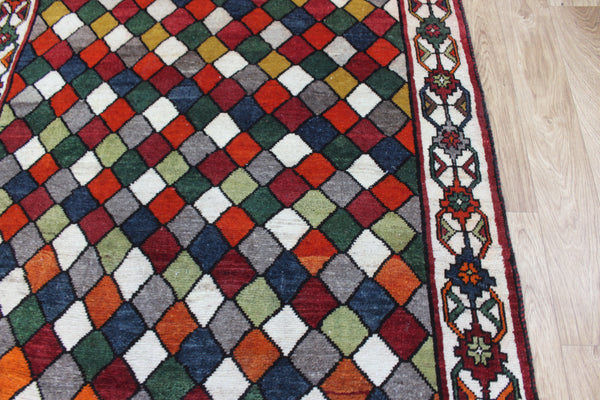 Persian Gabbeh Rug 182 × 120 cm – Hand-Knotted Tribal Wool Rug
