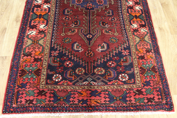 VINTAGE NORTH WEST PERSIAN HAMEDAN RUG 222 X 115 CM