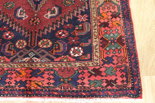 VINTAGE NORTH WEST PERSIAN HAMEDAN RUG 222 X 115 CM