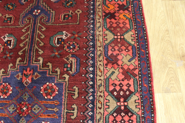 VINTAGE NORTH WEST PERSIAN HAMEDAN RUG 222 X 115 CM