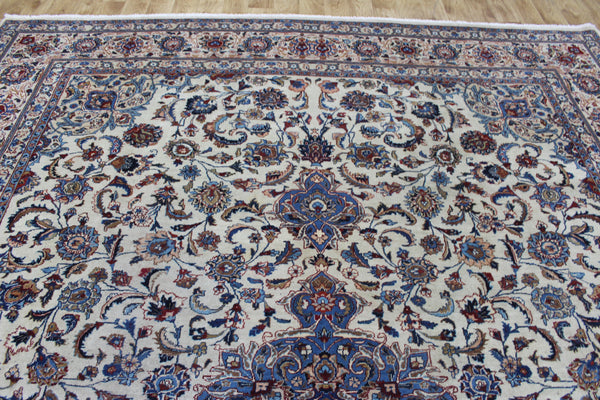 Antique Persian Mashad Carpet 386 × 294 cm – Hand-Knotted Wool Rug